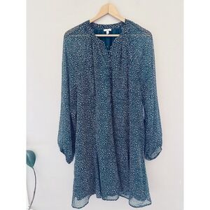 Joie Womens Balloon Sleeve Dress Size XL Green Arctic Animal Print NWT Lined